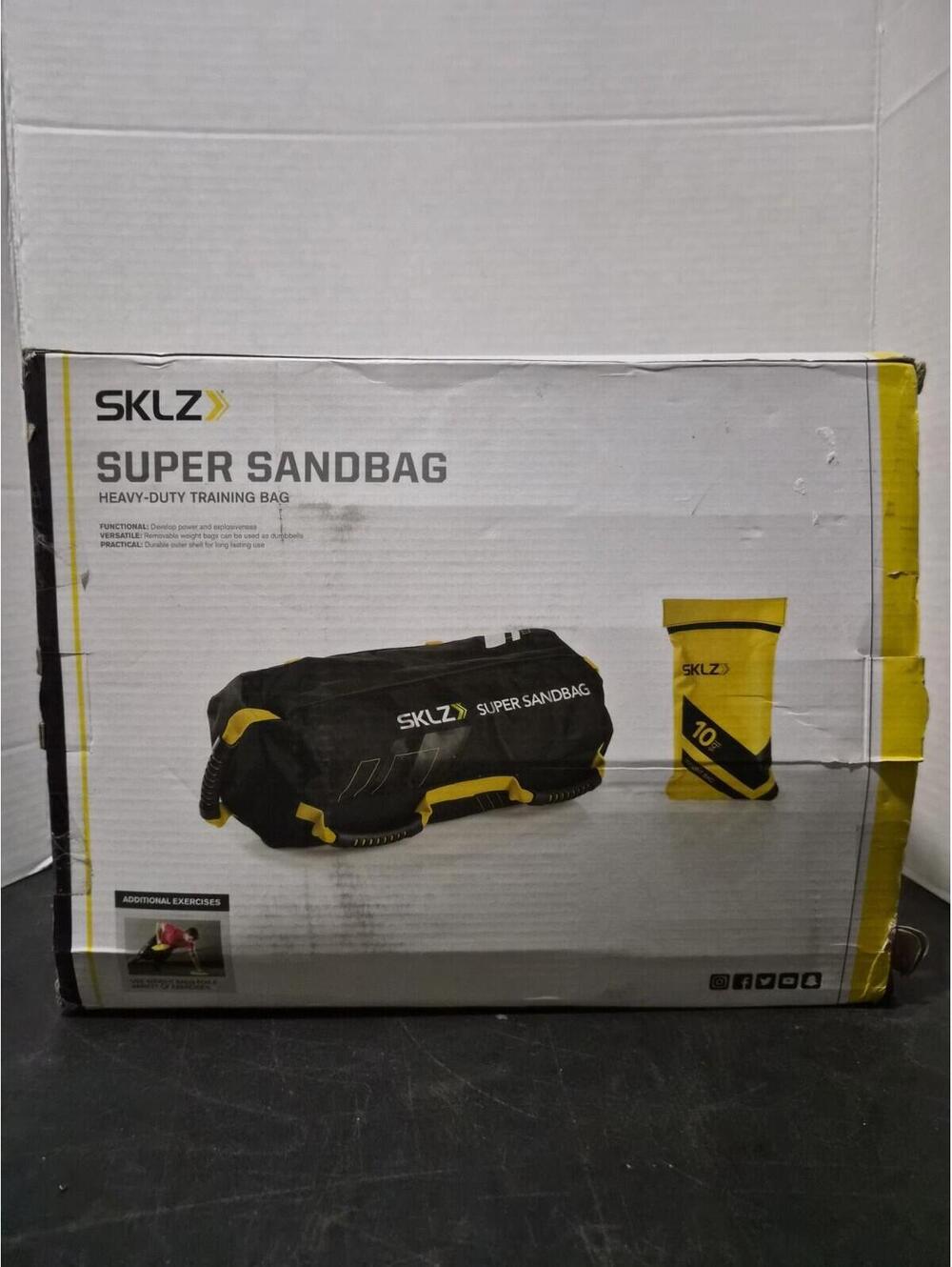 SKLZ Super Sandbag Heavy Duty Training Weight Bag(10 - 40 Pounds) No Weight Bags